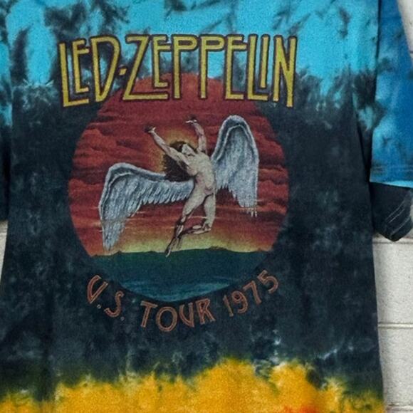 Led Zeppelin Tie Dye Band Tee size L - Picture 8 of 8